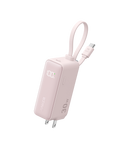 Anker Power Bank (30W, 5k, Fusion, Built-In USB-C Cable) M9 Pink