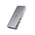 Anker with multiple ports and sleek silver design