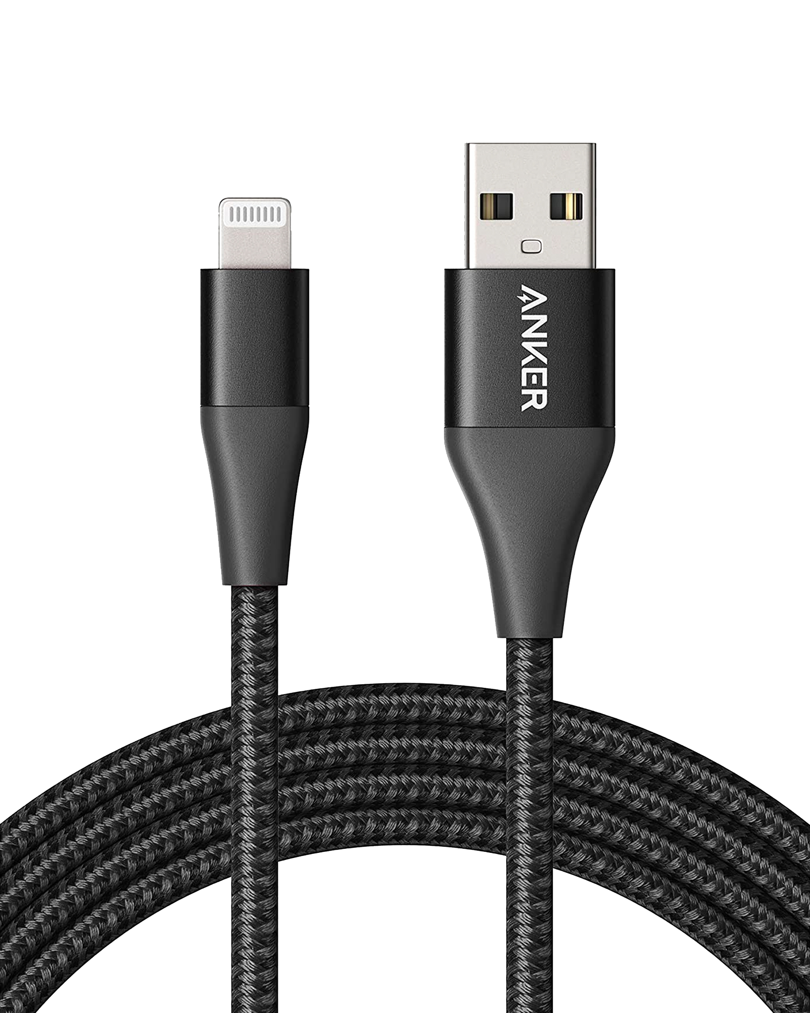 Anker 551 USB-A to Lightning Cable (3 ft / 6 ft / 10 ft) V0 Black / 6ft