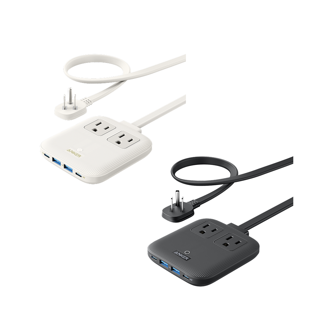 Anker Nano Charging Station (6-in-1, 67W) 2-Pack H6 Black+White